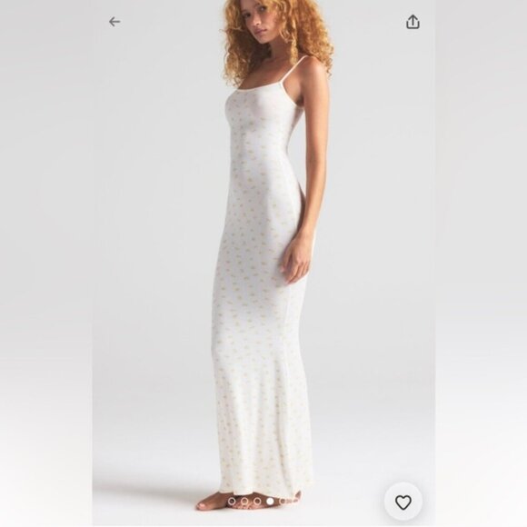 SKIMS Soft Lounge Marble Print Maxi Dress – Size S – EUC - Picture 2 of 4